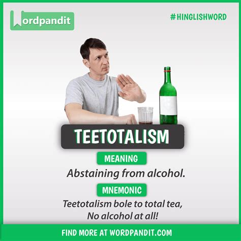 define teetotal.